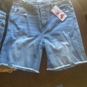 Women's KanCan Blue Denim Shorts